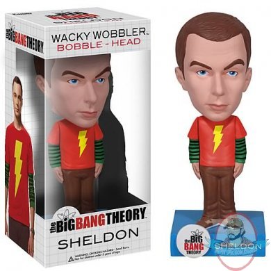 Big Bang Theory Sheldon Shazam Shirt Bobble Head by Funko