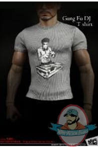 1/6 Figure Accessories Gung Fu DJ T shirt MC-F050 for 12 inch Figures