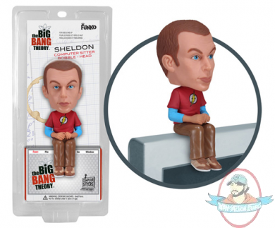 Big Bang Theory Sheldon Cooper Computer Sitter Bobble Head by Funko 
