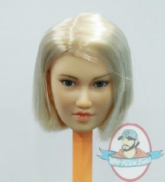 1/6 Scale Female Head with Short Blonde Hair PL-MB2012-01H Phicen