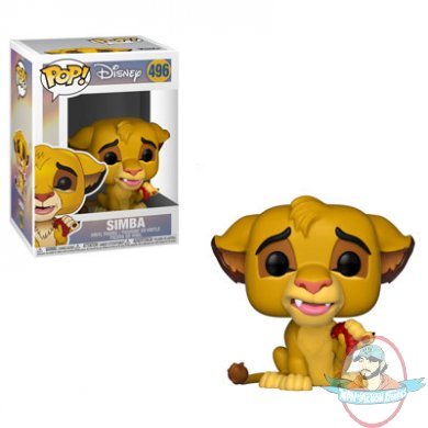 Pop! Disney: The Lion King Simba #496 Vinyl Figure Funko