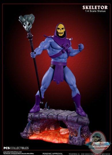 Masters of the Universe 1/4 Skeletor Statue Pop Culture Exclusive