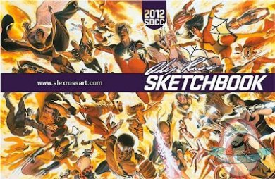 2012 San Diego Comic-Con Sketchbook Alex Ross Collector