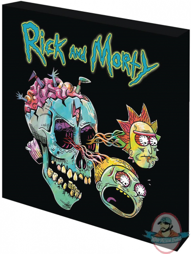 Rick and Morty Skull High Gloss Wall Art