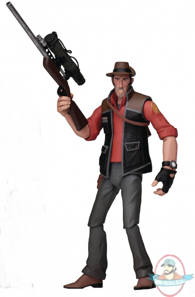 Team Fortress Series 4 Red Sniper Action Figure Neca