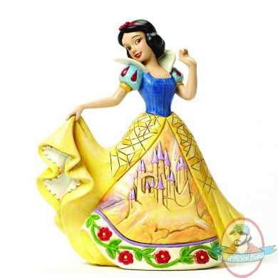 Disney Traditions Snow White with Castle Dress Figurine by Enesco