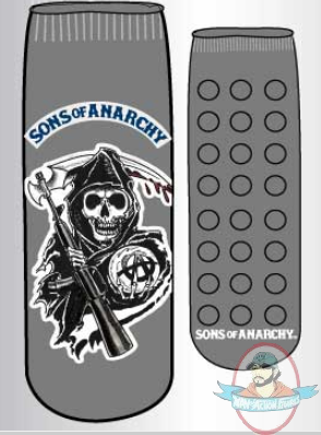 Sons of Anarchy Adult Slipper Socks Grey SAX0023MR
