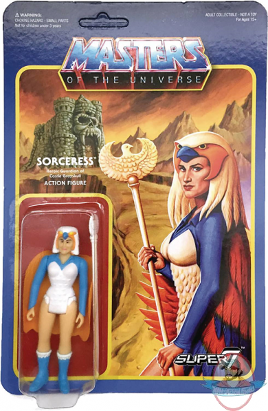 Motu 3.75" Full Color ReAction Series 2 Sorceress Super 7