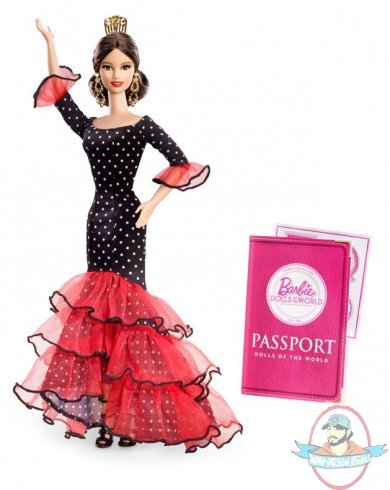 Barbie Dolls of The World Spain Barbie Doll by Mattel 