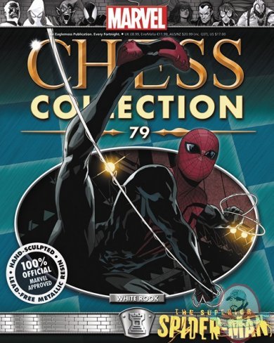 Marvel Chess Magazine #79 Superior Spider-Man White Rook Eaglemoss