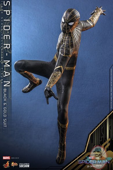 1/6 Spider-Man No Way Home Black & Gold Suit Hot Toys 908916