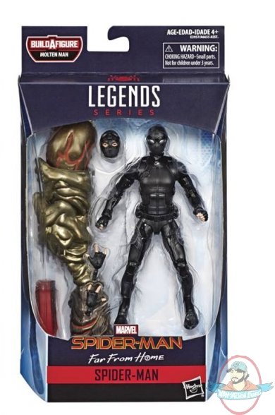 Spider-Man Legends Series Spider-Man Black Figure Hasbro