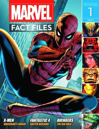 Marvel Fact Files # 1 Spider-Man Cover with Binder Eaglemoss