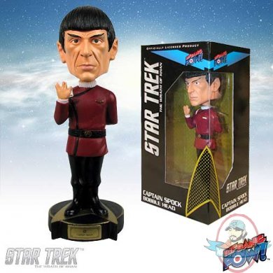 Star Trek II: The Wrath of Khan Spock Bobble Head Bif Bang Pow!