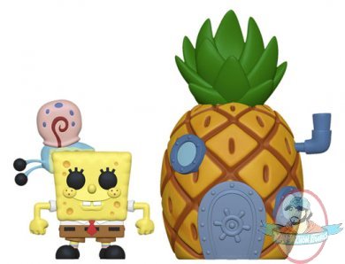 Pop! Town Spongebob Squarepants with Pineapple Vinyl Figures Funko