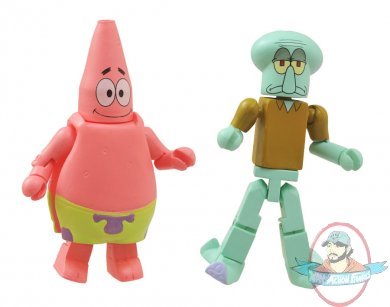 Patrick & Squidward SpongeBob Squarepants Minimates