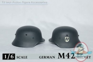 ZYTOYS 1:6 Action Accessories ZY-M42-SS  M42 German SS Helmet