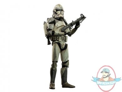 1/6 Sixth Star Wars Wolfpack Clone Trooper 104th Battalion 12 Used