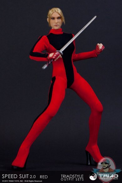  Speed Suit 2.0 Red Outfit Set by Triad Toys