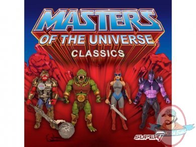 Masters of the Universe Classics Wave 1 Set of 4 Super 7