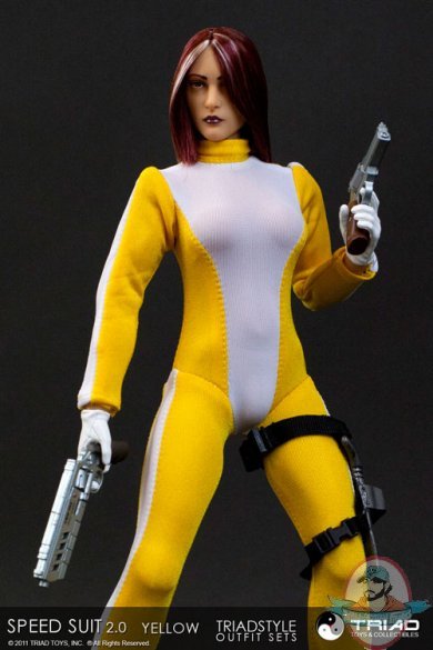  Speed Suit 2.0 Yellow Outfit Set by Triad Toys