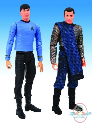 Star Trek Tos Romulan Kirk & Spock Action Figure 2-Pack