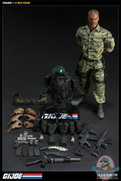 G.I. Joe Stalker Ranger 12" inch figure by Sideshow Collectibles Used