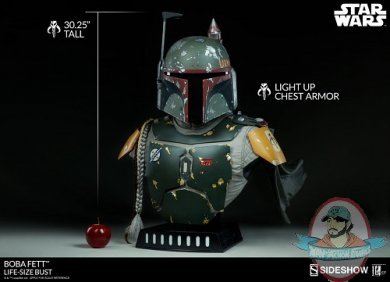 Boba Fett Life-Size Bust by Sideshow Collectibles 400082