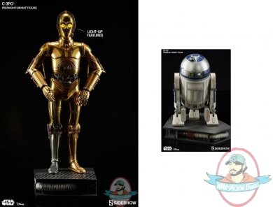Star Wars C-3PO and R2-D2 Set Premium Format Figure Sideshow