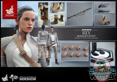 1/6 Star Wars Rey Resistance Outfit Movie Masterpiece Series Hot Toys