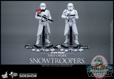 1/6 Star Wars Movie Masterpiece F.O Snowtroopers Set Hot Toys MMS 323