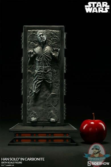 1/6 Star Wars Han Solo in Carbonite Figure Sideshow 100310