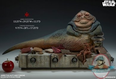 1/6 Scale Star Wars Jabba the Hutt and Throne Deluxe Sideshow 100410