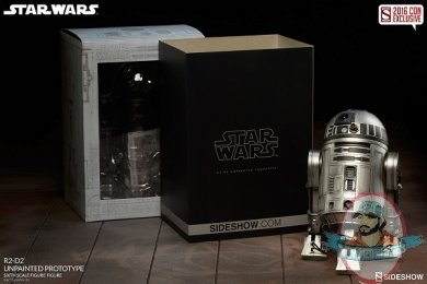 1/6 Star Wars R2-D2 Unpainted Prototype Exclusive Sideshow