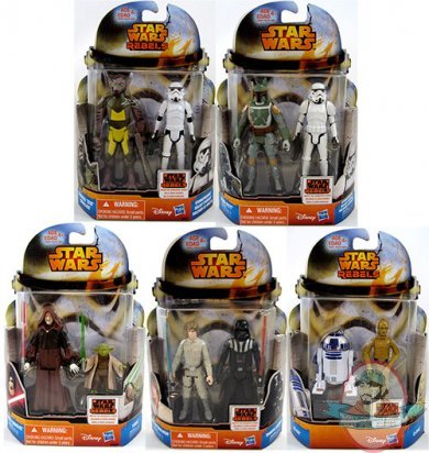 Star Wars Mission Series Set of 5 two packs Hasbro