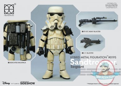 Star Wars Hybrid Metal Figuration Sandtrooper Sergeant #19S HeroCross