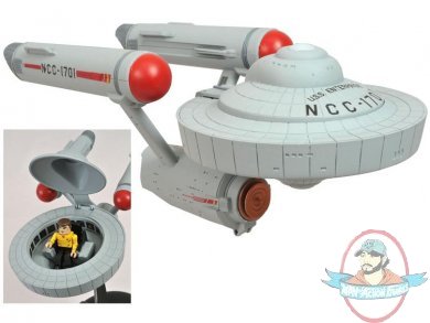 Star Trek Minimates Starship Enterprise with Captain Kirk 