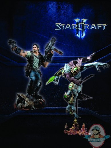 Starcraft Premium Series 1 Jim Raynor and Zeratul set of 2 Figures 