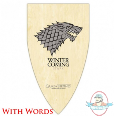 Game of Thrones House Stark Wall Plaque