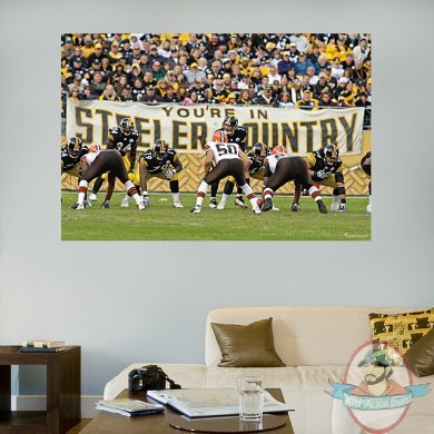  Fathead Steelers-Browns Steeler In Your Face Mural 
