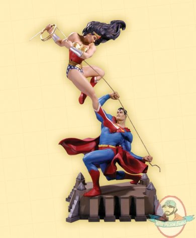 Wonder Woman Vs Superman Statue Dc Comics Used JC