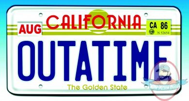 Bttf Back To The Future Outatime Plate License Plate Diamond Select