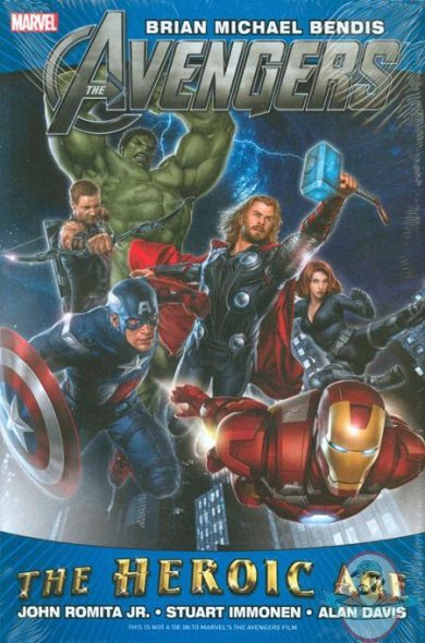 Avengers by Bendis Heroic Age Hard Cover Movie CVR Marvel Comics