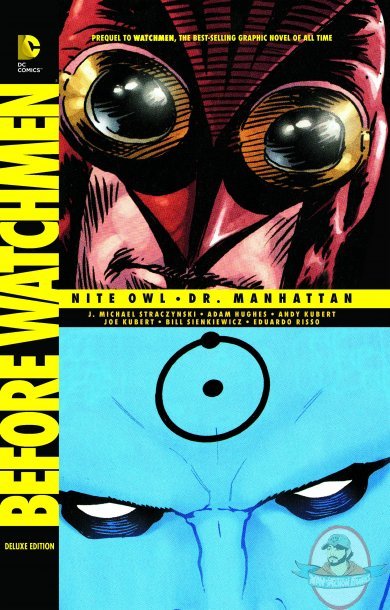 Before Watchmen Nite Owl Dr Manhattan Deluxe Hard Cover Dc Comics