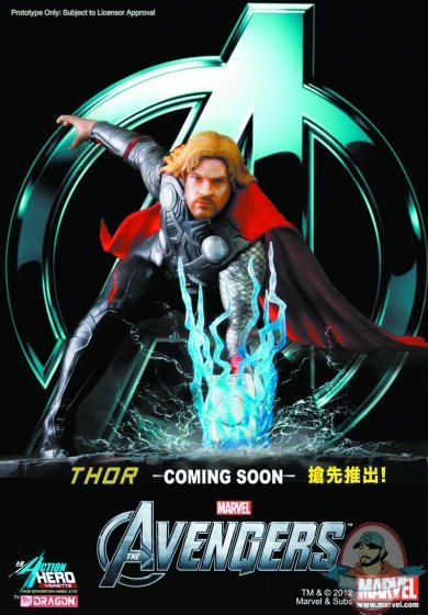 Avengers Thor Previews Exclusive Action Hero Vignettes Diamond Select