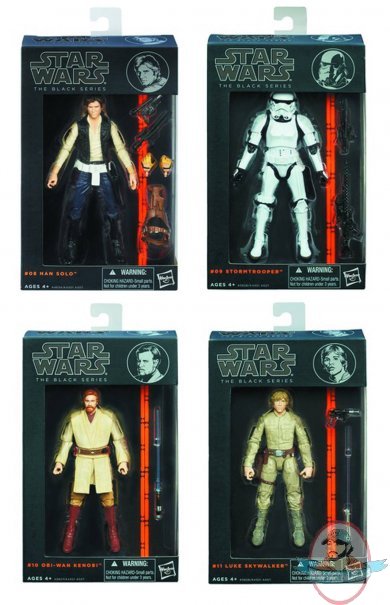 Star Wars Black Series 6-Inch Figures Series 3 Set of 4 by Hasbro