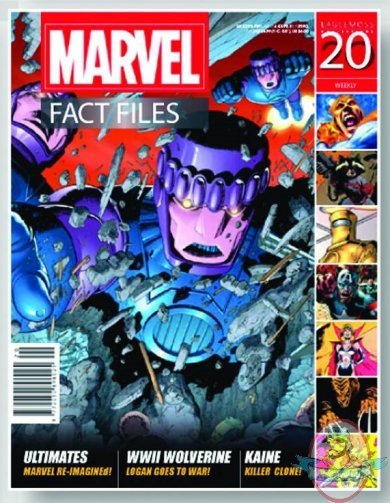 Marvel Fact Files # 20 Sentinels Cover Eaglemoss
