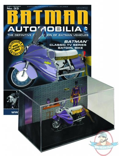 Dc Batman Automobilia Figurine #33 Classic Tv Batgirl Bike Eaglemoss