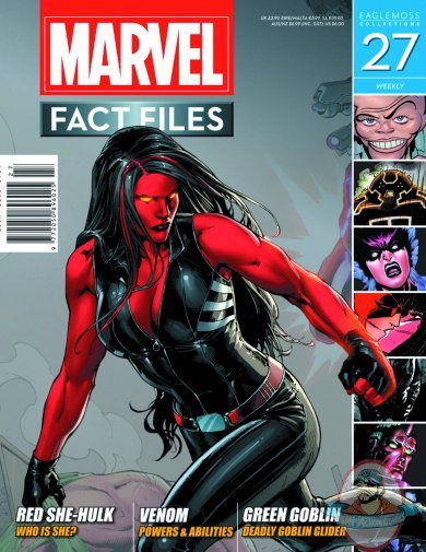 Marvel Fact Files # 27 Red She-Hulk Cover Eaglemoss