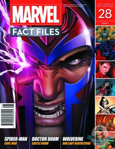 Marvel Fact Files # 28 Magneto Cover Eaglemoss